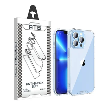 ATB Airbag Anti-Drop Tempered Film Phone Case Kit for iPhone 15/iPhone 15 pro