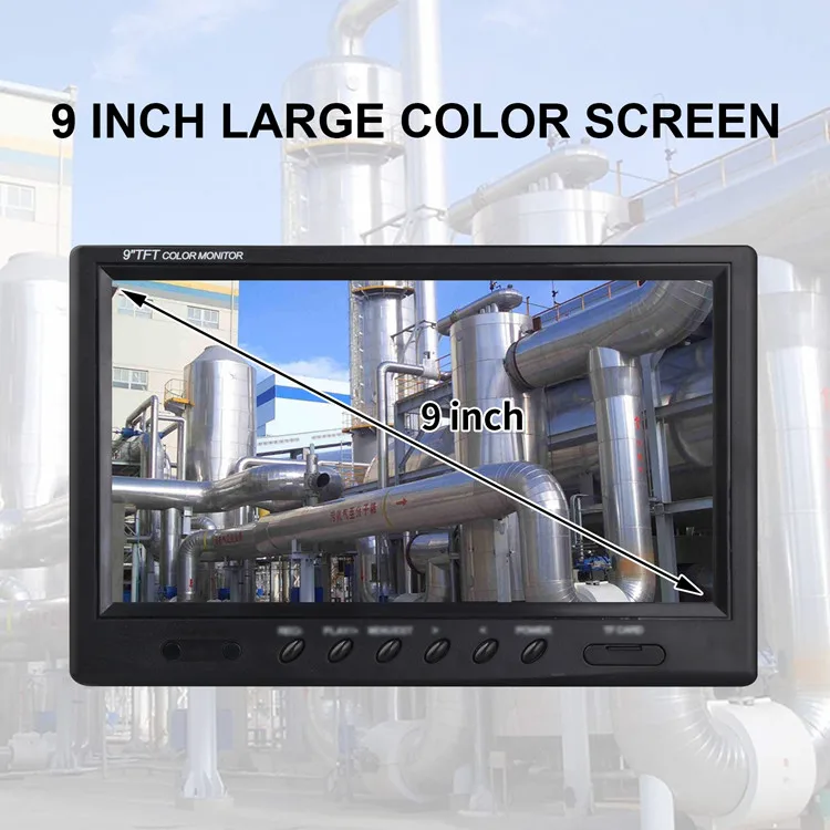 512Hz Location Sewer Pipe Camera 512Hz Sonde &Self-leveling,Pipe Inspection Camera 9inch HD1080P Screen supplier