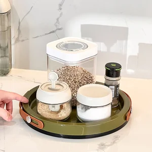 Modern Coffee Table Snack Plate Portable Rotating Nut Divider Single Fruit Plate Candy Box for Home Living Room