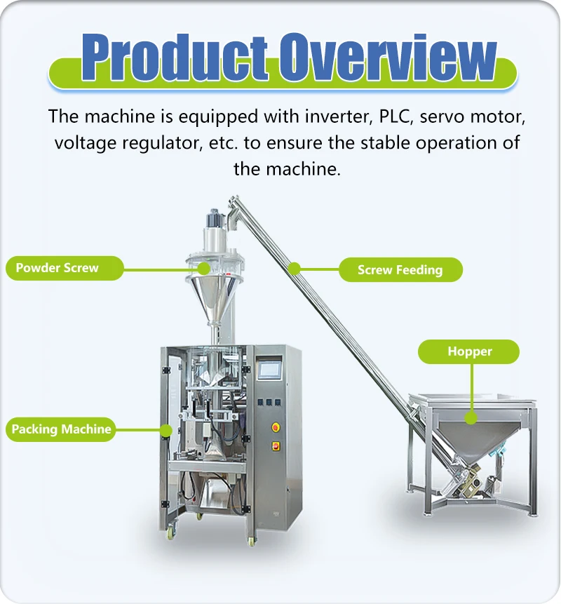Full Automatic Food Grade Spice Powder Sachet Fill Seal Packaging Machine with Plastic & Paper Bags/Pouch Options CE Certified