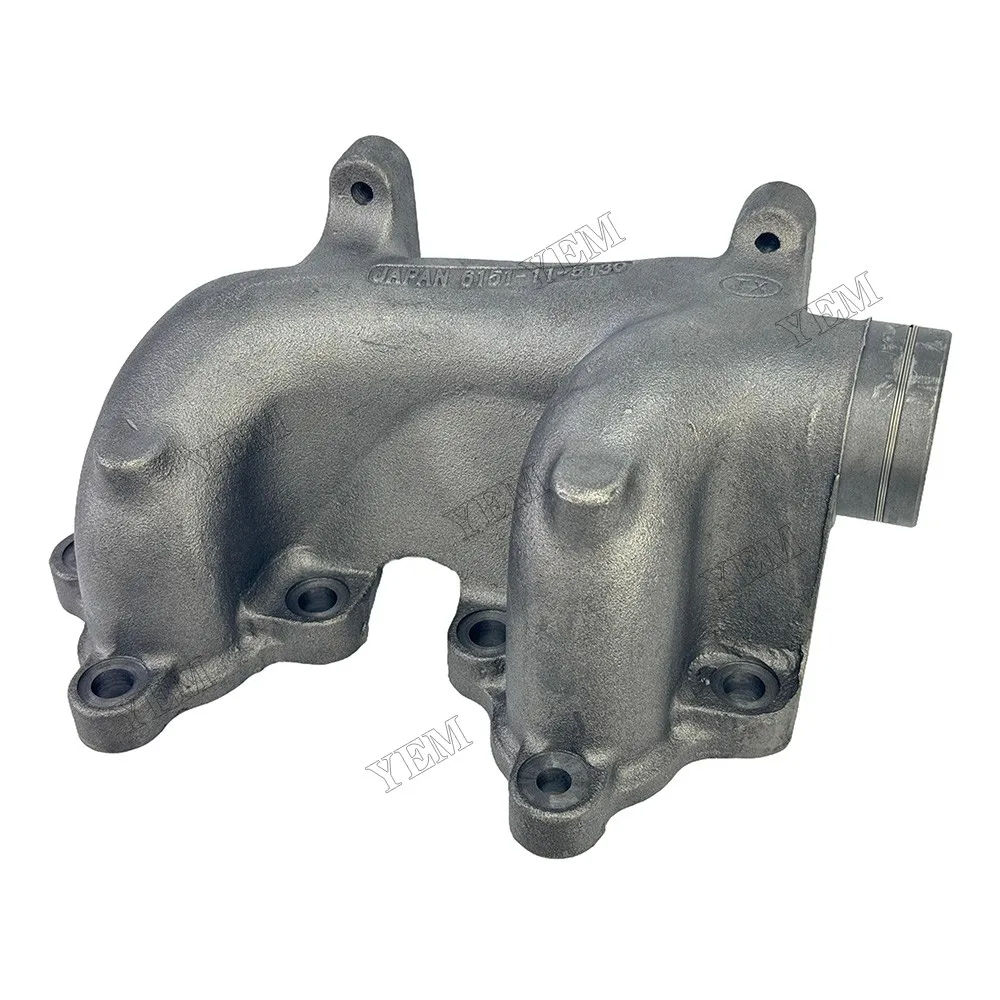 6D125 Exhaust Manifold 6151-11-5130 Suitable for Komatsu Best Quality Engine Parts