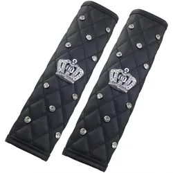 Roadstar Full Set Crystal seat belt cover shoulder pads Car Handbrake Cover Auto Gear protection cover for Crystal Diamond Style