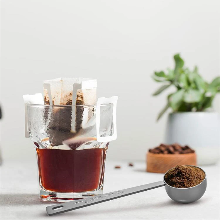 Custom LOGO 5ML 10ML 15ML 20ML 30ML Coffee Measuring Spoon Long Handle 1/2 Coffee Measuring Tablespoon Long Handle Coffee Scoop
