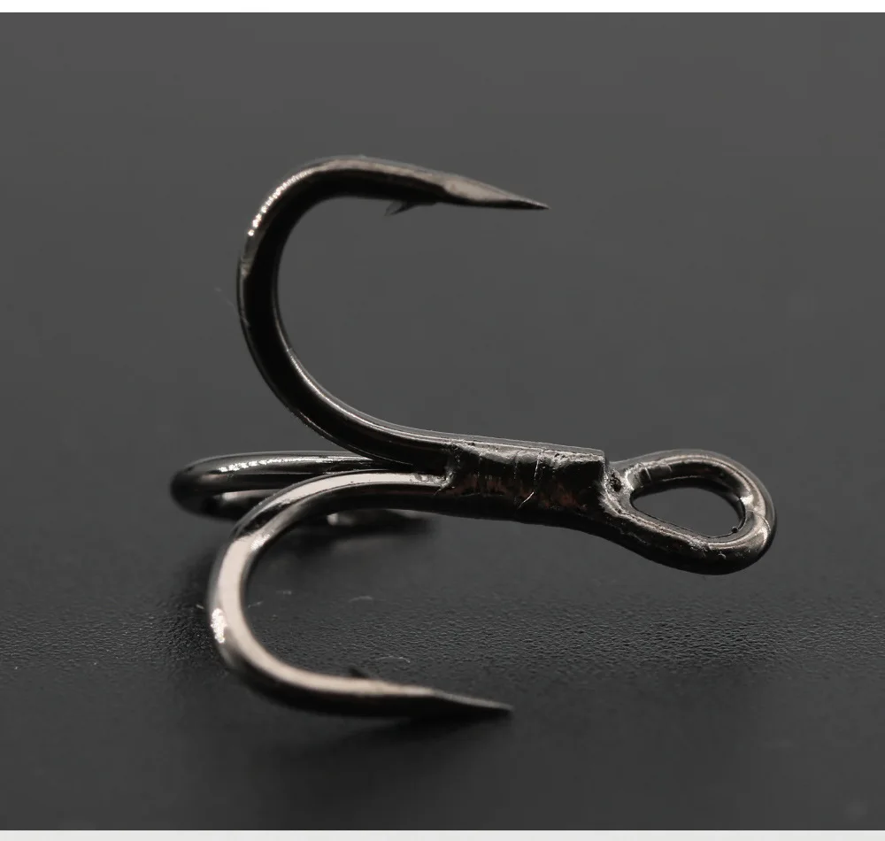 Treble Hook #4 #6 #8 in Black Nickle - China Fishing Lure and