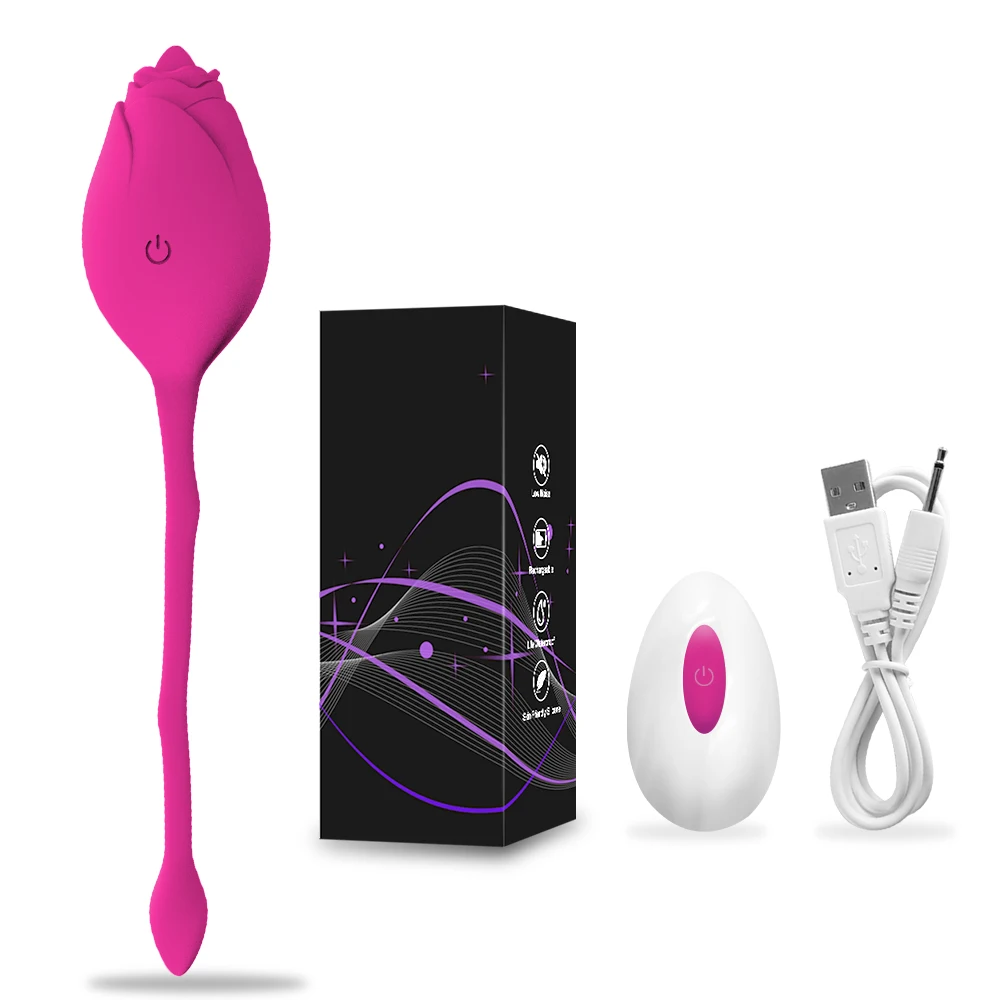 2-in-1 G-Punkt-Stimulator Vaginalkugel-Vibrator mit Leck- und  Vibrationsfunktion Fernbedienung Weiblicher Masturbator Liebeskugel  Sexspielzeug