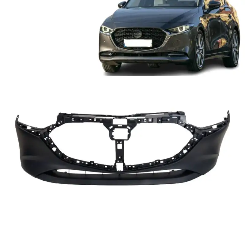 car front Bumper Cover For 2019 2020 2021 2022 Mazda 3 Front Primed Hatchback front bumper BELG-50-031