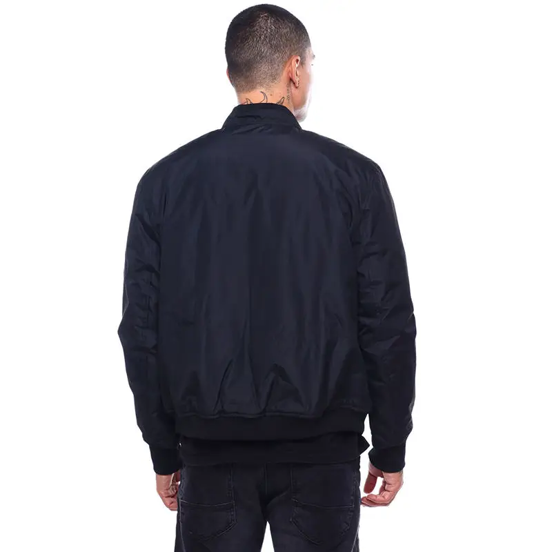 Wholesale Custom Winter Windbreaker Wholesale Men Plus Size Men's Jackets Plain Nylon Satin Bomber Men's Jackets factory
