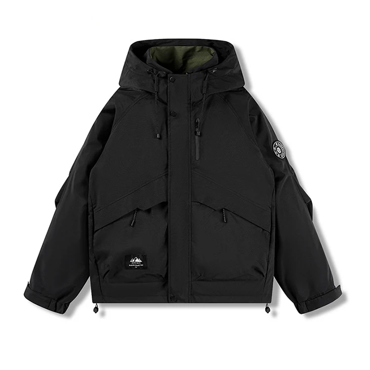 ODM Hooded Waterproof and Windproof Softshell Jacket with Multiple Pockets - Spring Outdoor Outerwear