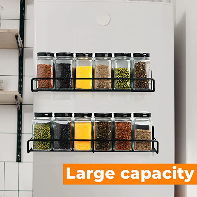 Factory Supply Wall Mounted Spice Rack Organizer for Kitchen Magnetic ...