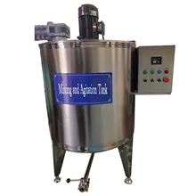 Factory Custom 300L-2000L High Shear Homogenizer Mixer for Liquid Beverage Food Cosmetic Processing with Motor as Core Component