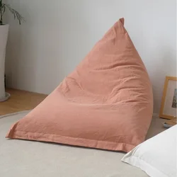 Classic design Triangle beanbag canvas sofa set furniture living room NO 2