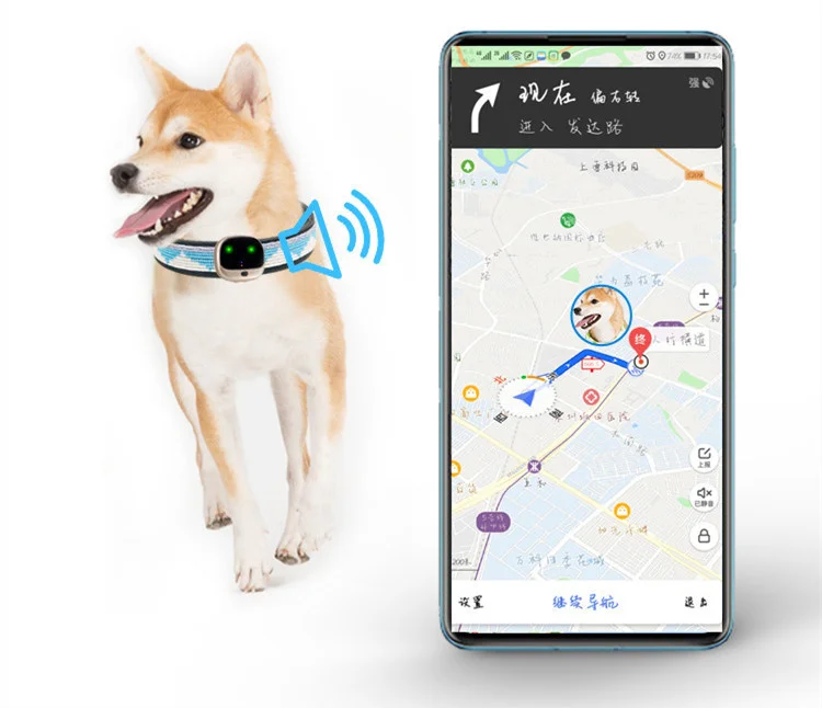 2G Dogs Cats GPS Tracker Two-way Smart Anti-lost Locator One-key SOS Call for Help Pet Intelligent Alarm Tracking