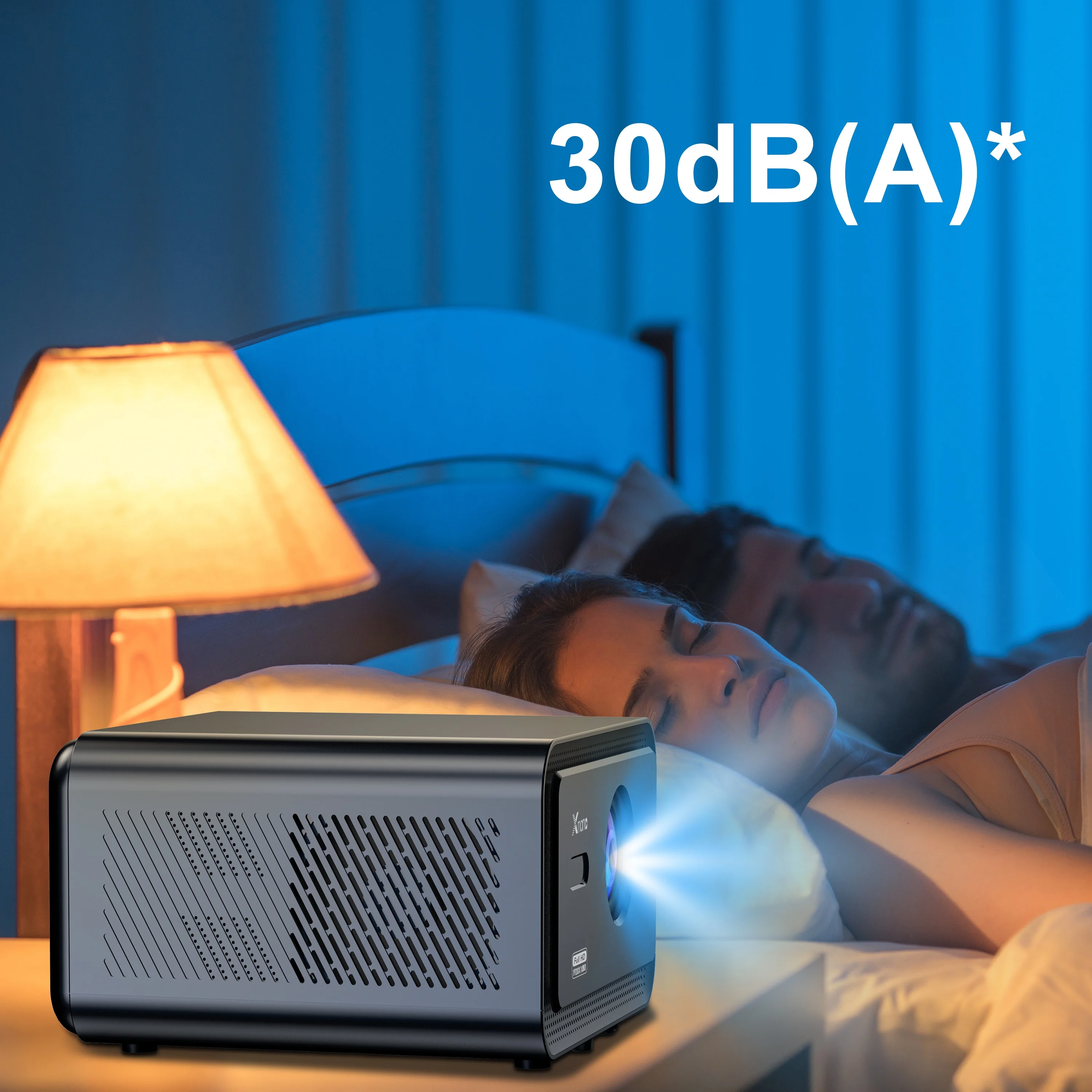 XNANO 2025 HS110 Wireless Projector 1080P, Android 12, 20000