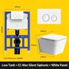 E1 max-ultra-quiet-glazed finish-powerful flushing-performance