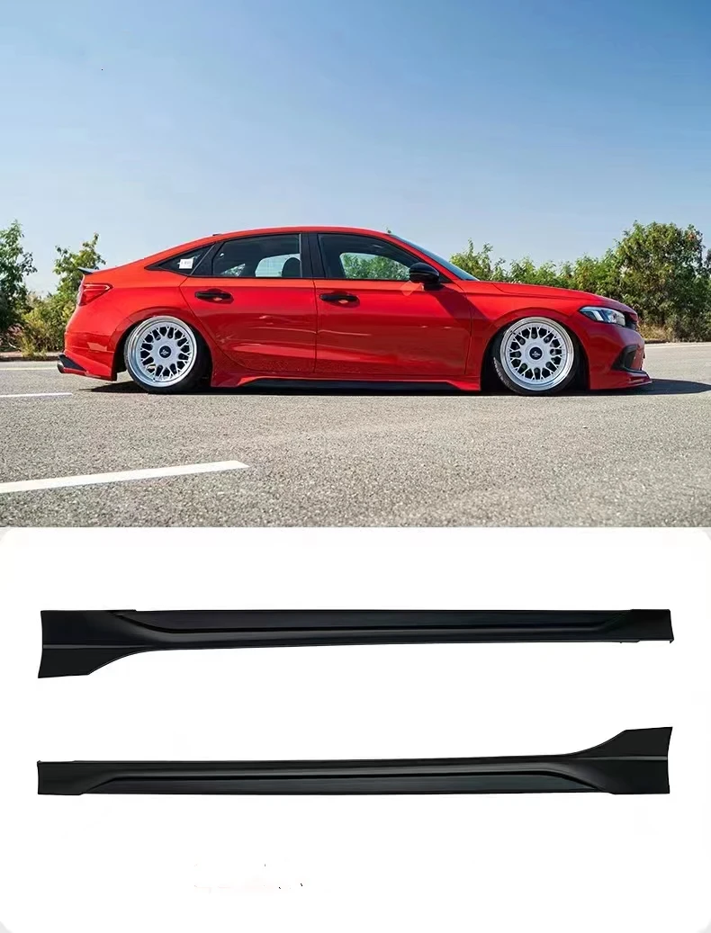 Honda Civic Body Kit Side Skirts For 11th Gen Honda Civic 2021 2022 Upgrade Yofer Style 2022