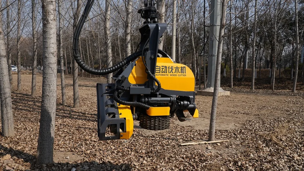 Forestry Tree Harvester Felling Cutting Machine Automatic Tree Timber Harvester Heads