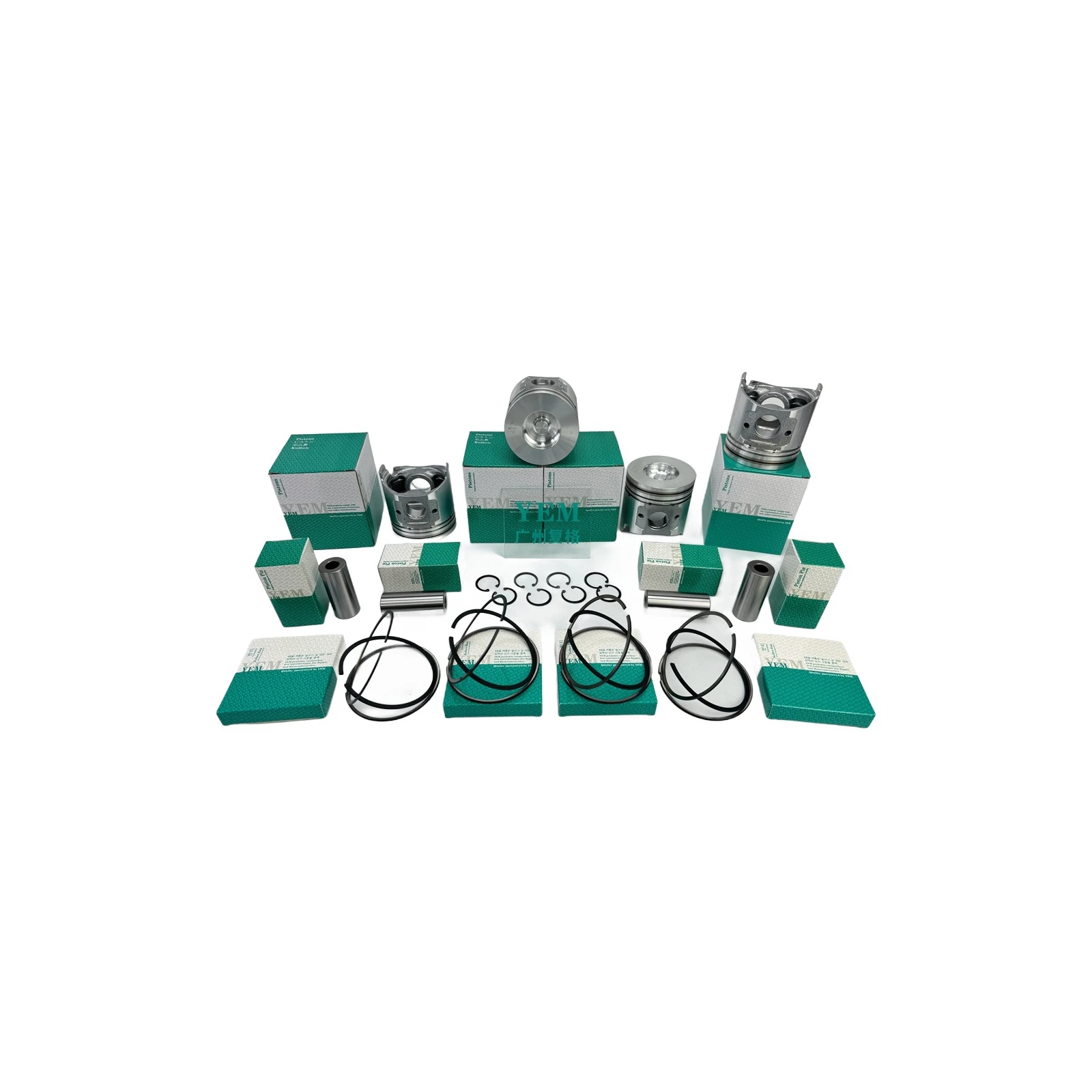 Mahlae Piston Piston Kit DM100 E13C EC100 EF100 for Hino OEM Engine Parts