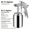 Pistola pulverizadora de alimentación por sifón W-71, boquilla de 1,8 mm