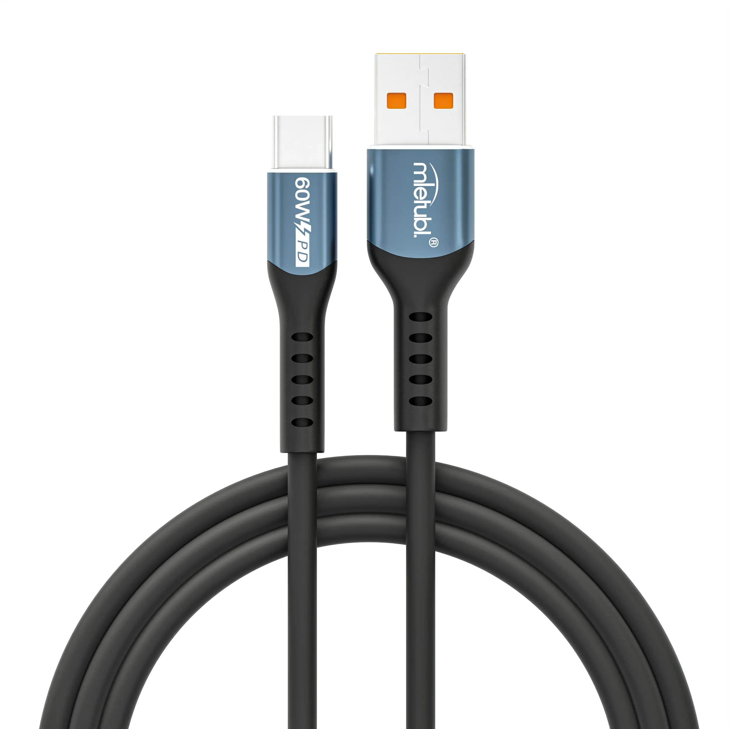 MTB FAST CHARGING SERIES: Aluminum alloy 5A/60W TPE DATA CABLE