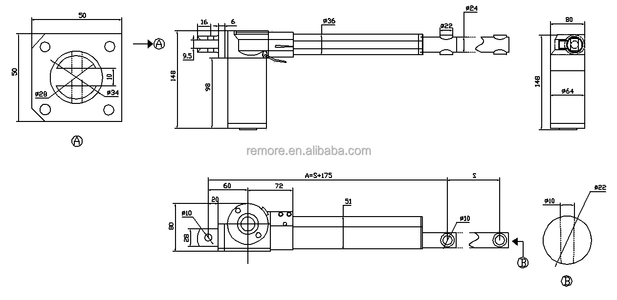 Trolling Motors 24v Linear Actuator Dc Motor Buy Trolling Motors 24v