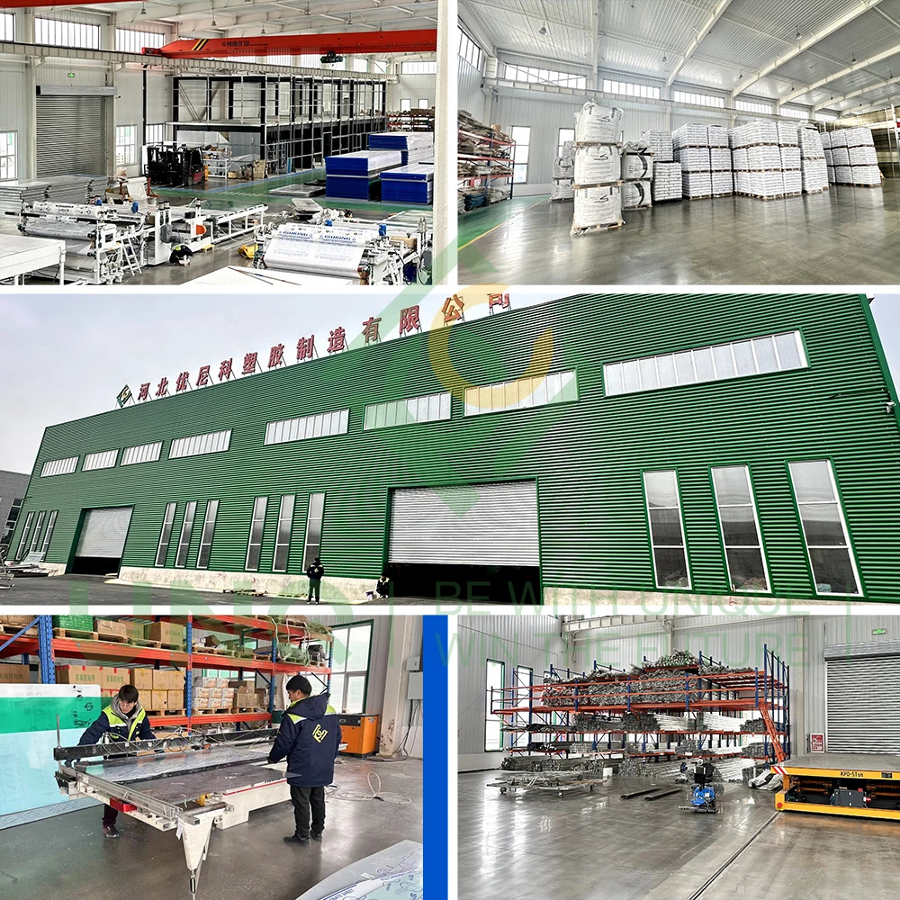 Factory Price Polycarbonate Sheet Mounting Accessories Plastic U /  H-section Profile