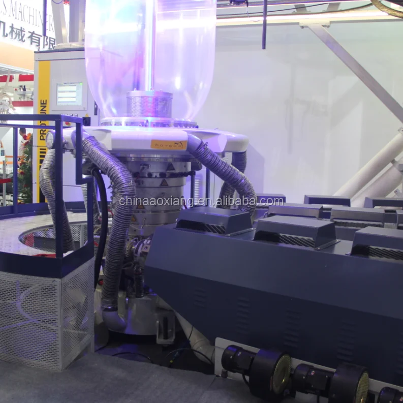 HDPE LDPE LLDPE Small/large Plastic Film PE Blow Extruder Taiwan Kung Hsing Plastic Film Machine