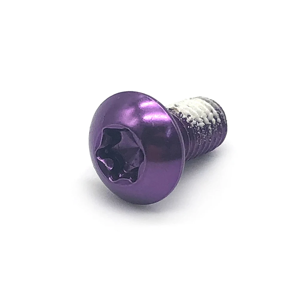 China Wholesale Cnc Custom Gr5 Button Head Torx Titanium Screw M14 M3x10 1mm M8 M6 M4 M2 M3 Metal Mtb Bicycle Titanium Screws