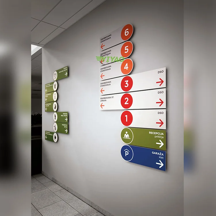 Yiyao Modern Acrylic Directional Signs In Office - Buy Modern Acrylic Directional  Signs In Office Product on 