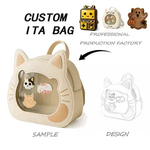 Custom Ita Bag Cute Animal Shape Design Women's ItaBag Design Plus logo Shoulder Ita Bag Manufacturer