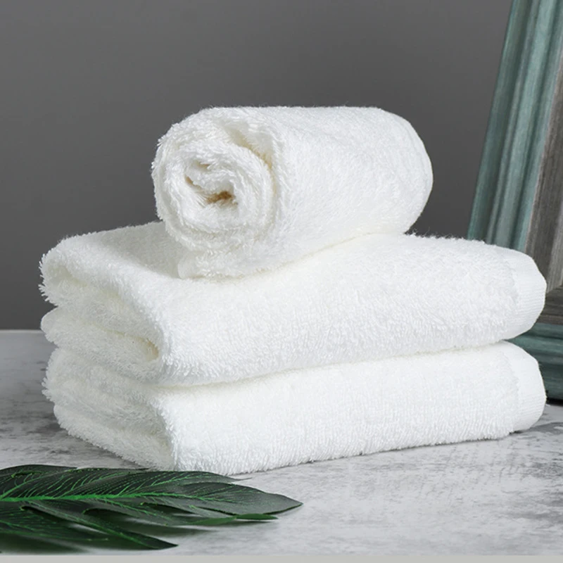 Cotton White Hotel Face Towel