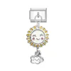 Sun-module silver buckle