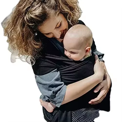 Custom design hot sell baby wrap carrier reach certified solid color baby sling carrier