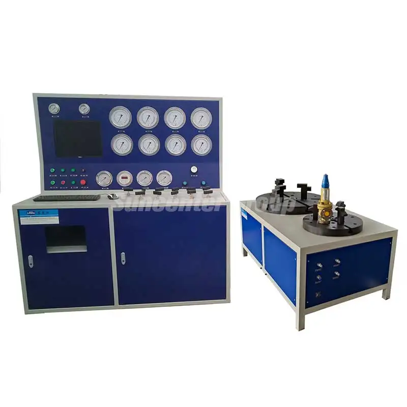 High Pressure Computer Control Air Driven Safety Pressure Relief Valve Test Bench