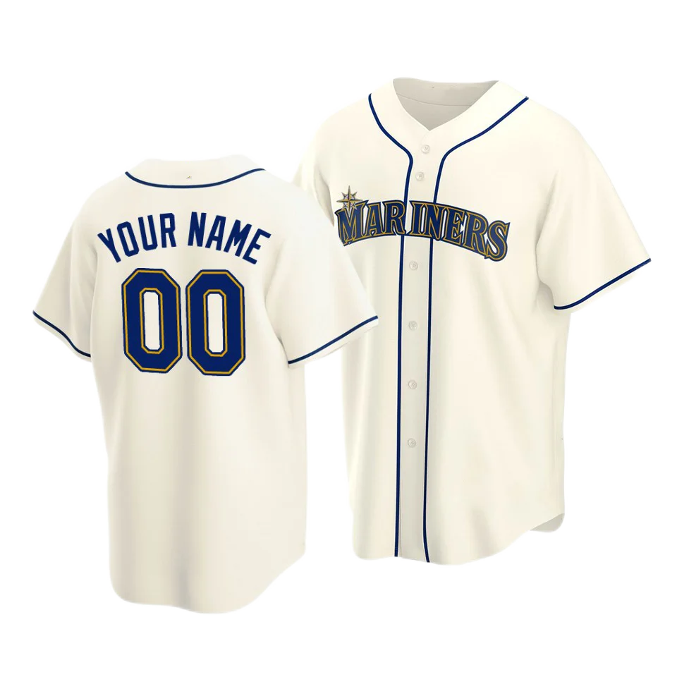 Seattle Mariners Jersey MLB Personalized Jersey Custom Name