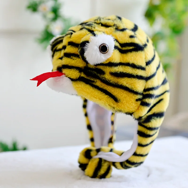 Washranp Chapeau de cosplay animal adorable koala en peluche doux et chaud pour l'hiver parfait pour les fêtes, les costumes, les photos - Gris
