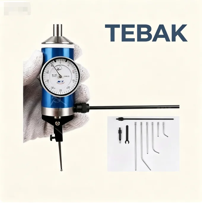 Coaxial Centering Dial Indicator Kit 0-3mm 0.01mm High Resolution Milling Machine Workpiece Center Locator Measuring Tools