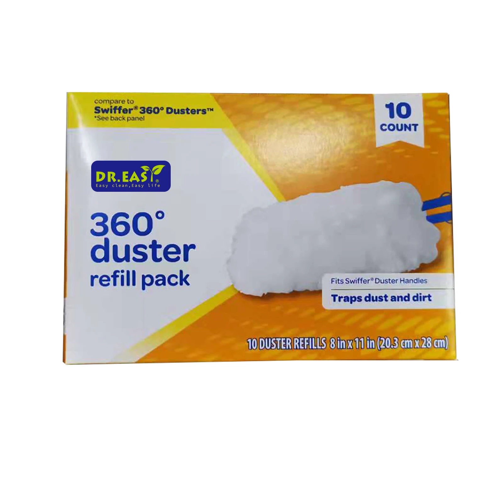 product 21 years factory  good quality  360 degree disposable microfiber duster refills pack-3