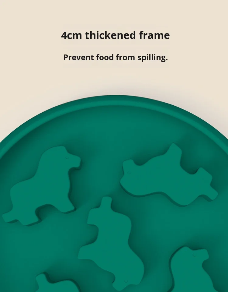 Pet Slow Food Silicone Bowl and Licking Plate Anti-Choking Puzzle Leakage Hiding Food Dog and Cat Feeders supplier