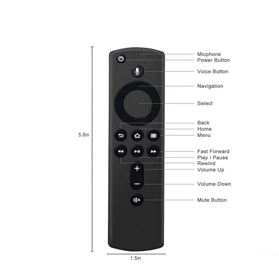 L5B83H Voice Remote Control Work for Tv Stick 4KRemote Control