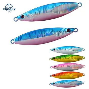 CHEERY Wholesale Lead Metal Jig Lure Bait Bare Plate Long-Range Shore Cast 40g-100g Mackerel Fishing – Metal Jig – view 2