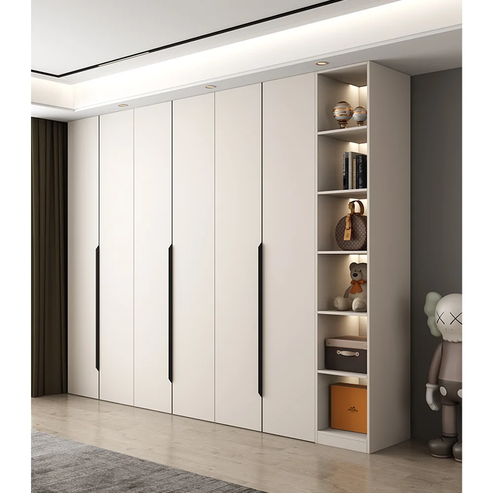 Customized Luxury Wardrobe Aluminum Wooden Wardrobe Cabinet Wardrobe ...