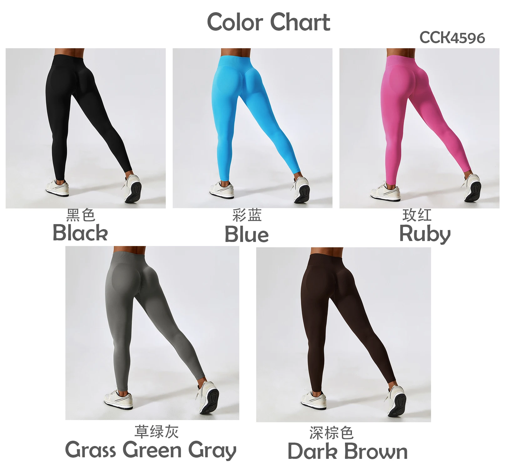 Custom Fitness Seamless V Cut Waist Yoga Leggings Knitted Scrunch Butt