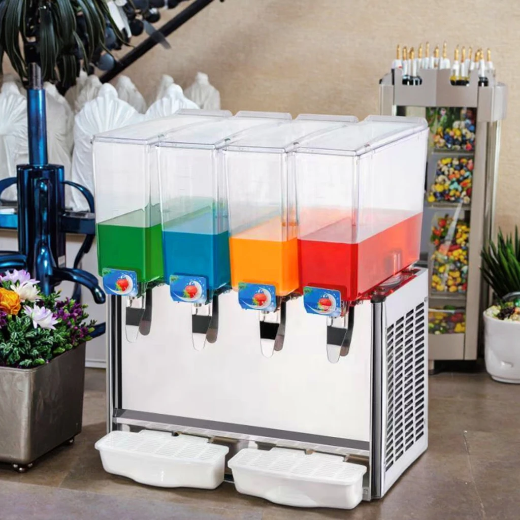 product 4 tanks commercial cold beverage dispenser cold drink dispenser-15
