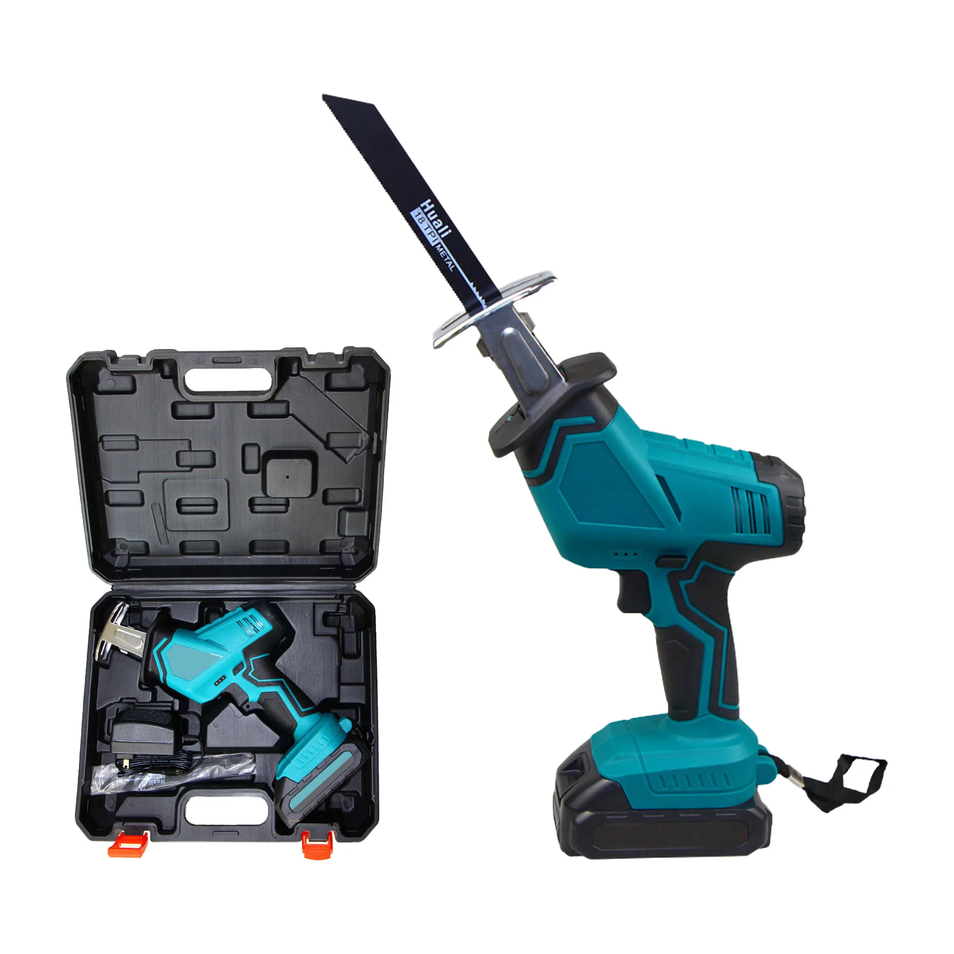 MKT 21V Cordless Tools li-ion Battery Brush Motor Reciprocating Saw Multi-function Saw for Metal Wood Meat Bone Pipe Cutting Saw