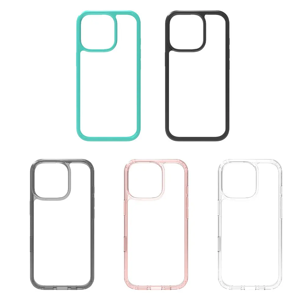 Durable Transparent Clear Phone Case With Different Colors Anti Yellow Protective Cover For Iphone16 Plus Pro Max manufacture