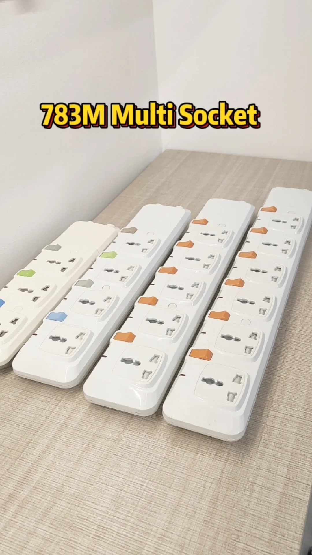 786m Iec Kenya Maldives 6 Way 2 Meters Universal Extension Cord Socket