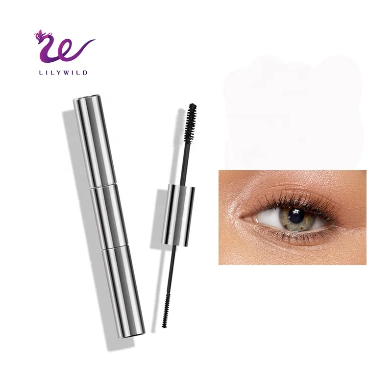 OEM Liquid Create Your Own Brand Vegan Black Volumizing Custom Eyelassh 2 in 1 Waterproof Mascara Two Sides