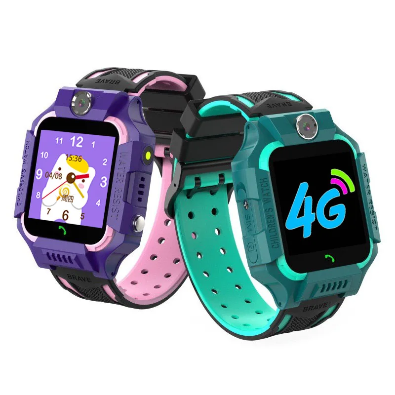 Z6F Large Capacity Battery Kids Smart Watch IP67 Waterproof Gps Tracker Video Call Sim Card 4G Kids Smart Watch for Children