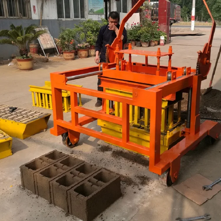 QMY4-30 Automatic Ceb Machine With Diesel Engine for Cement Moving Block Making Machine Brick Molding Machine Price