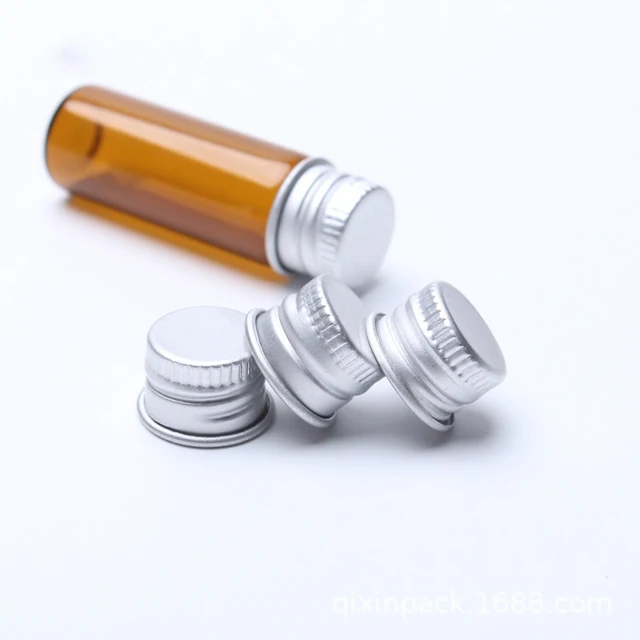 Medicinal or cosmetic Metal Aluminum Screw Cap for bottles